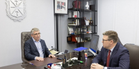 Дмитрий Миляев провел рабочую встречу с руководителем УФАС по Тульской области - ИА Новомосковск Сегодня