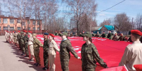 Равнение на Знамя Победы - Новомосковское Благочиние