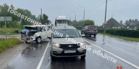 На трассе «Тула – Новомосковск» столкнулись «Ниссан» и «Лада» - ИА Новомосковск Сегодня
