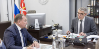 Дмитрий Миляев встретился с сенатором Михаилом Борщевым - ИА Новомосковск Сегодня